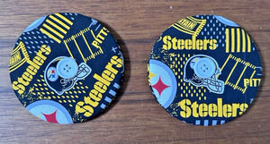 NEW Pair of Playing Card Holders Handmade Pittsburg Steelers